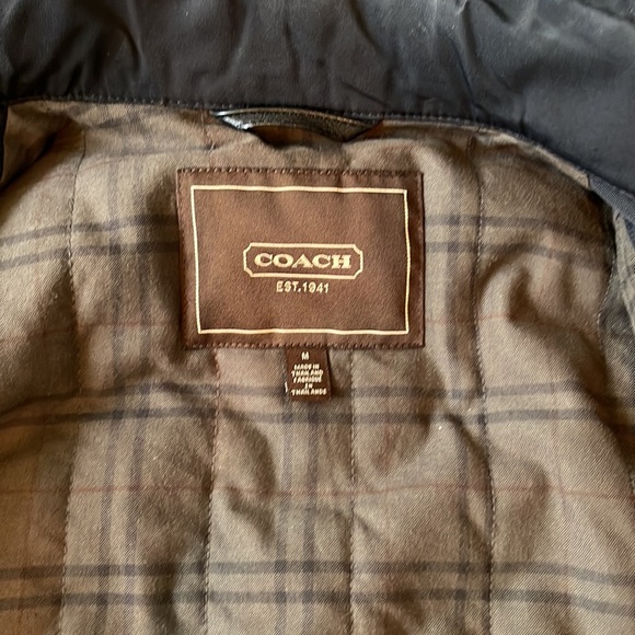 Men's Coach coat. Size M - Picture 3 of 6